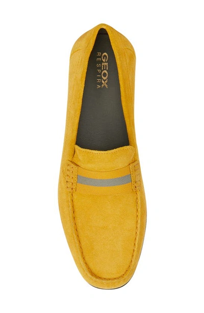 Shop Geox Ascanio Loafer In Yellow