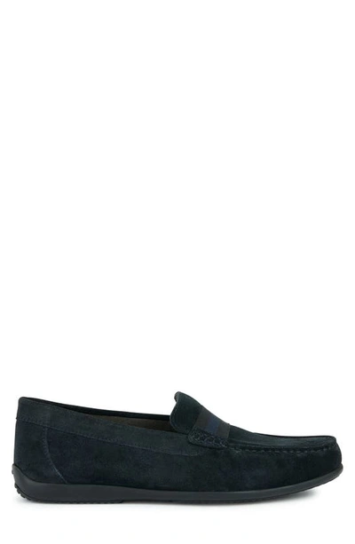 Shop Geox Ascanio Loafer In Navy