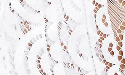 Pq Swim Lace Button Up Shirt Swim Cover-up In Water Lily
