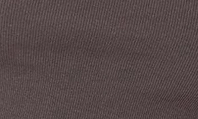 Edikted Coffee Break Rib Crop Top In Dark-gray