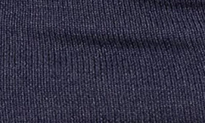 Edikted Gino Foldover Knit Miniskirt In Blue-melange