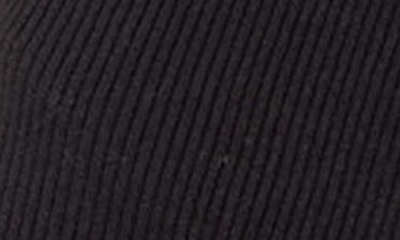Shop Edikted Marcus Mock Neck Rib Crop Sweater In Black