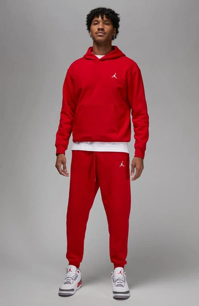 Shop Jordan Essentials Pullover Hoodie In Gym Red/ White
