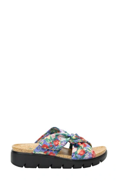Alegria By Pg Lite Rylie Slide Sandal In Green Goddess