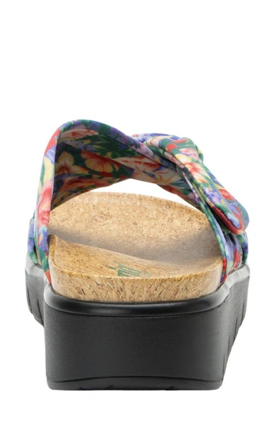Alegria By Pg Lite Rylie Slide Sandal In Green Goddess