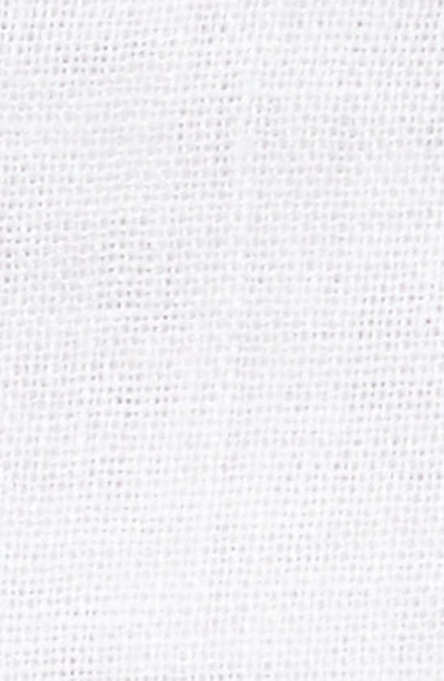 Vitamin A Playa Oversize Linen Cover-up Shirt In White Eco Linen