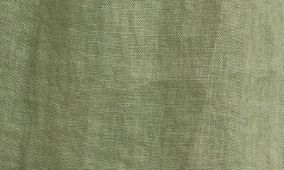 Vitamin A Playa Oversize Linen Cover-up Shirt In Agave Eco Linen