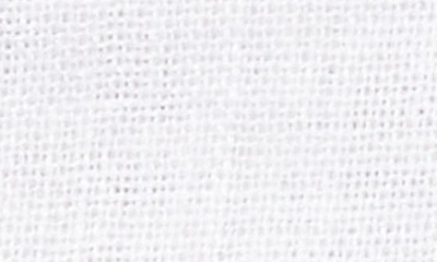Vitamin A Playa Oversize Linen Cover-up Shirt In White Eco Linen