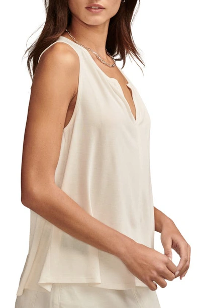Shop Lucky Brand Sandwash Tank In Ethereal White