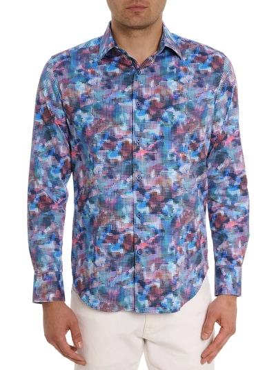 Shop Robert Graham Outer Banks Long Sleeve Button Down Shirt In Multi