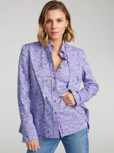 Shop Robert Graham Penelope Jacket In Lilac