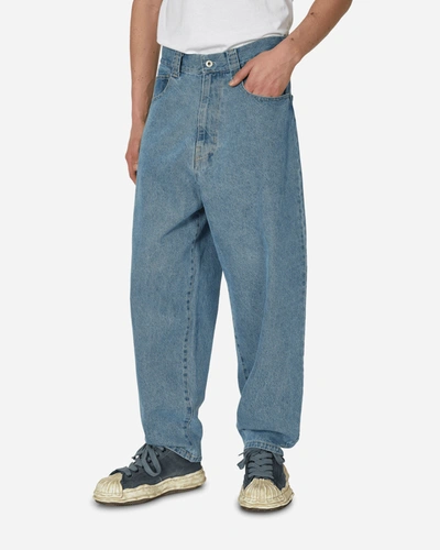 Shop Phingerin P-pokets Denim Pants Sax In Blue