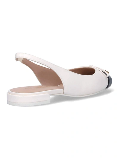 Shop Stuart Weitzman Flat Shoes In White