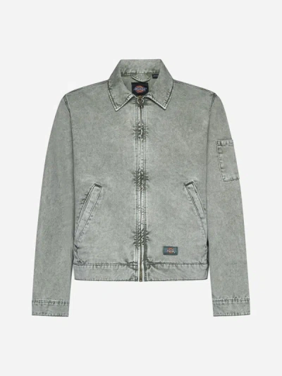 Shop Dickies Newington Denim Jacket In Grey