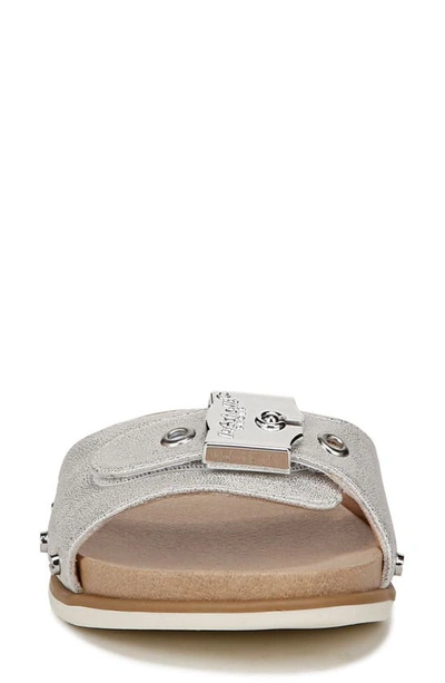 Dr. Scholl's Nice Iconic Slide Sandal In Silver