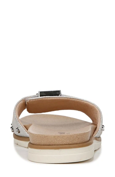 Dr. Scholl's Nice Iconic Slide Sandal In Silver