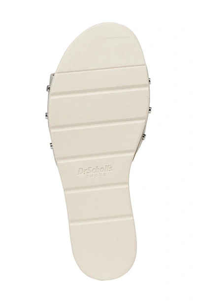 Dr. Scholl's Nice Iconic Slide Sandal In Silver