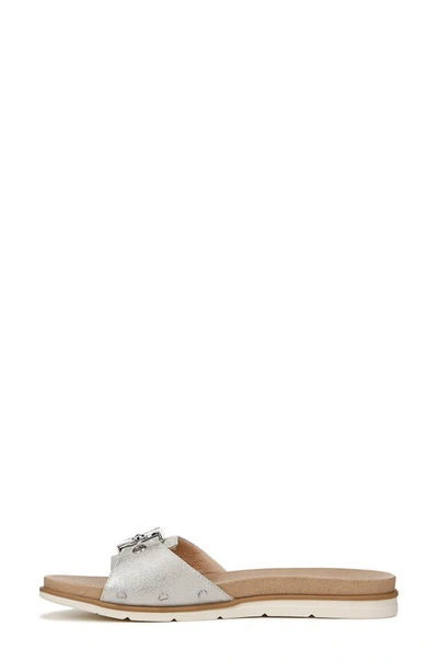 Dr. Scholl's Nice Iconic Slide Sandal In Silver