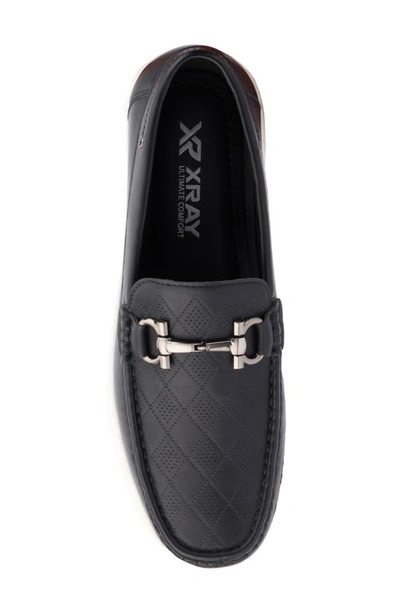 X-ray Miklos Diamond Quilt Loafer In Black