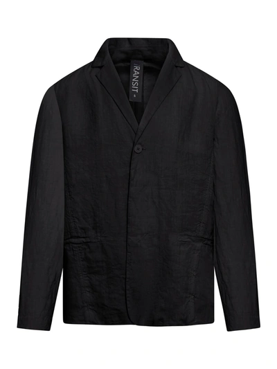 Shop Transit Linen Jacket In Black