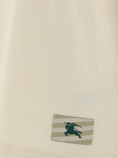 Shop Burberry T-shirts In Soap
