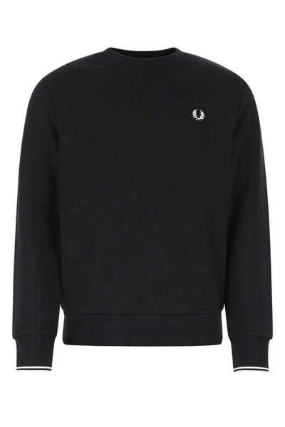 Shop Fred Perry Sweatshirts In Navy
