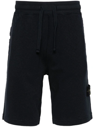 Shop Stone Island Tracksuit Shorts In Blue