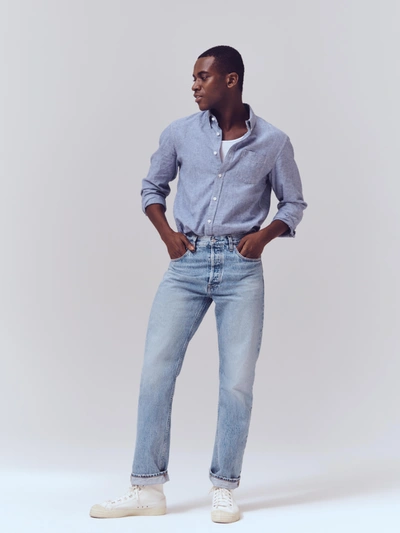 Shop Alex Mill Am Original 5 Pocket Jean In Vintage Light Indigo