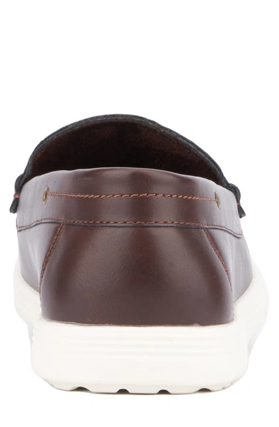 X-ray Miklos Diamond Quilt Loafer In Brown