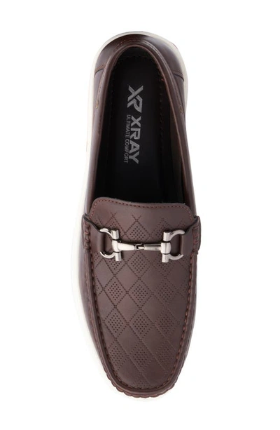 X-ray Miklos Diamond Quilt Loafer In Brown