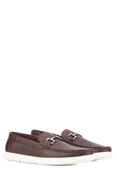 X-ray Miklos Diamond Quilt Loafer In Brown