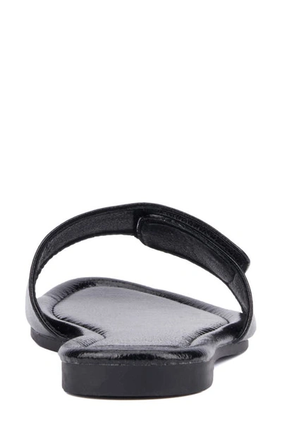 New York And Company Adelle Slide Sandal In Black