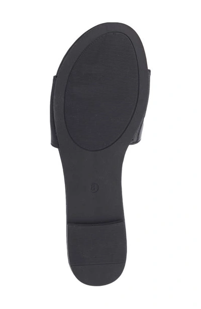 New York And Company Adelle Slide Sandal In Black