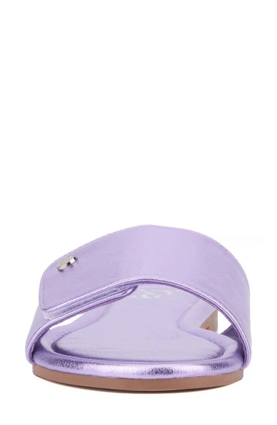 Shop New York And Company Adelle Slide Sandal In Lilac
