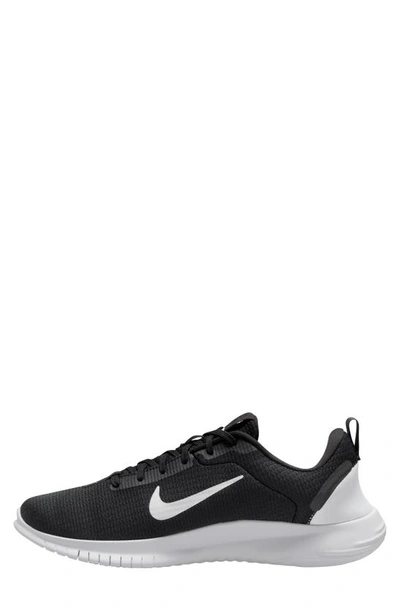 Shop Nike Flex Experience Run 12 Road Running Shoe In Black/ White/ Dark Smoke Grey
