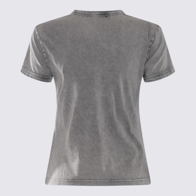 Shop Acne Studios T-shirts And Polos In Faded Grey