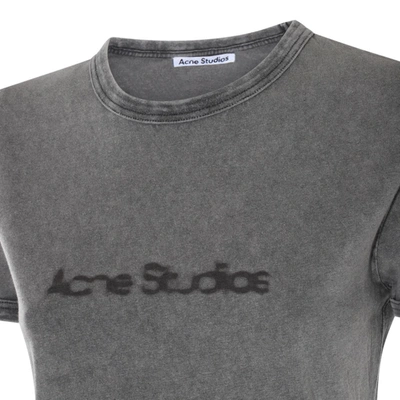 Shop Acne Studios T-shirts And Polos In Faded Grey