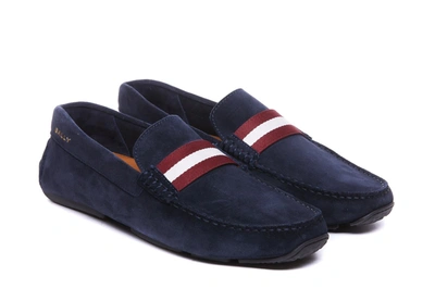 Shop Bally Flat Shoes In Blue