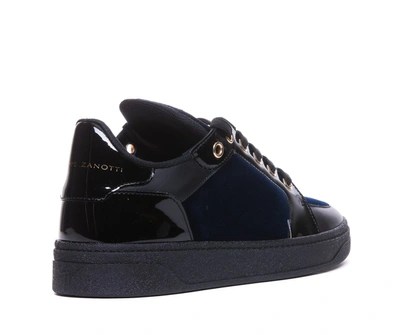 Shop Giuseppe Zanotti Sneakers In Blue