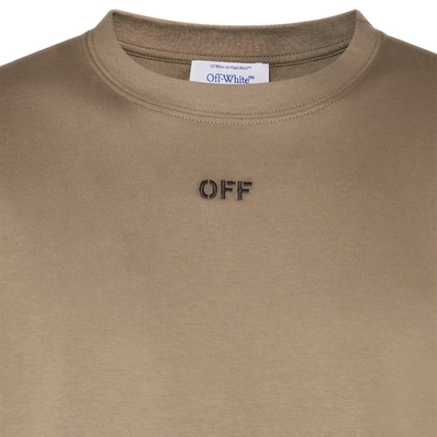 Shop Off-white T-shirts And Polos Brown