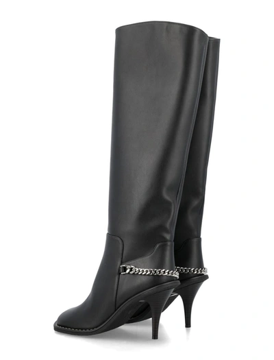 Shop Stella Mccartney Ryder Knee-high Stiletto Boots In Black