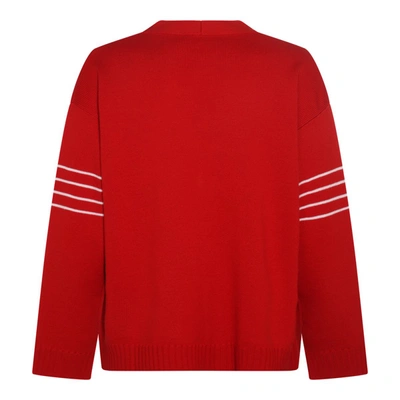 Shop Valentino Sweaters Red