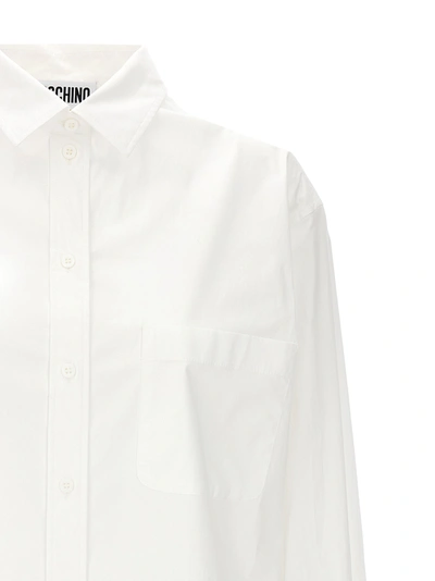 Shop Moschino Poplin Shirt Shirt, Blouse White