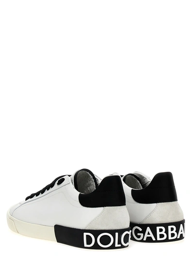 Shop Dolce & Gabbana Portofino Sneakers White/black