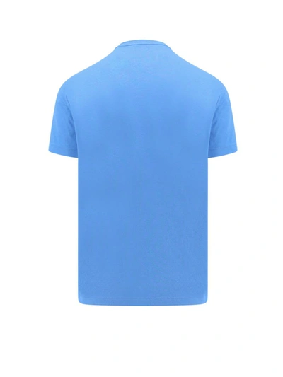 Shop Moncler T-shirt In Blue