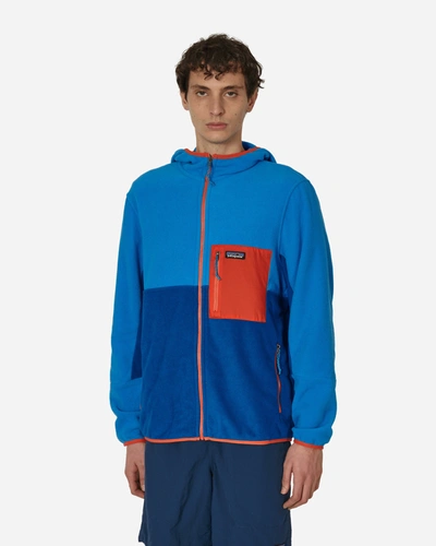 Shop Patagonia Microdini Hooded Sweatshirt Endless In Blue