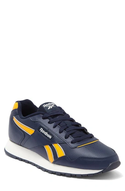Shop Reebok Glide Sneaker In Blue/ Yellow