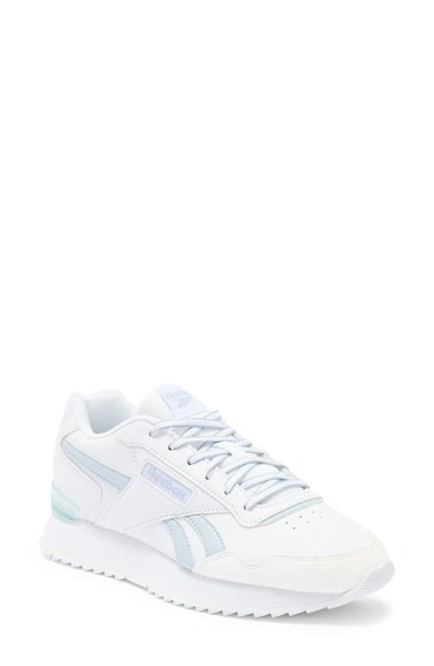 Shop Reebok Glide Ripple Clip Sneaker In White/ Blue/ Pure Grey