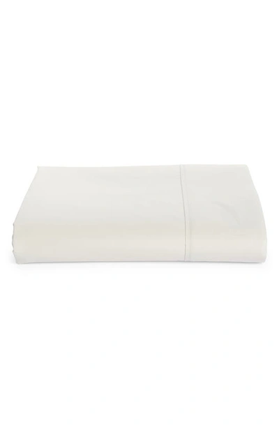 Shop Ralph Lauren 624 Thread Count Organic Cotton Percale Flat Sheet In Pebble