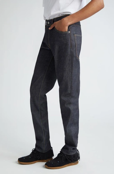 Shop Visvim Social Sculpture 03 Slim Fit Jeans In L32 Unwashed Denim